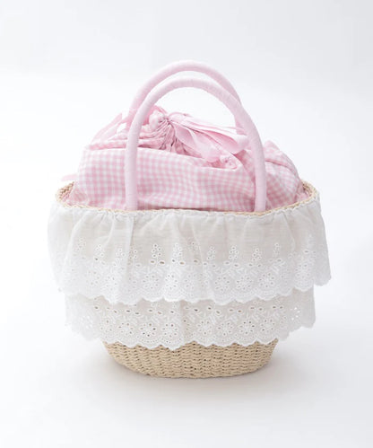 Strawberry Amigurumi Basket Bag