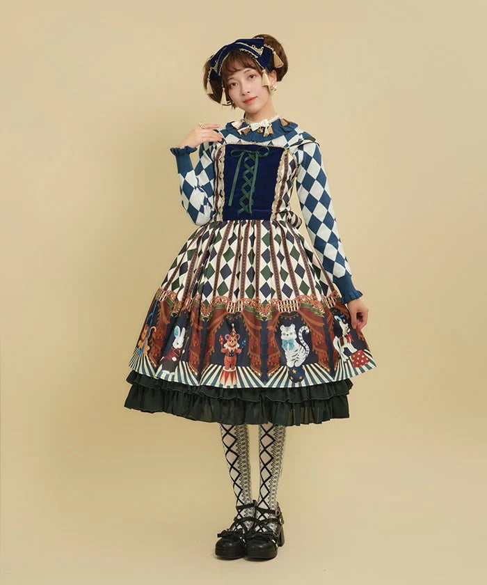 dolls' circus jumper skirt