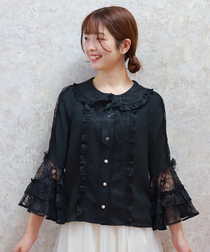 Lacy Princess Sleeves Blouse