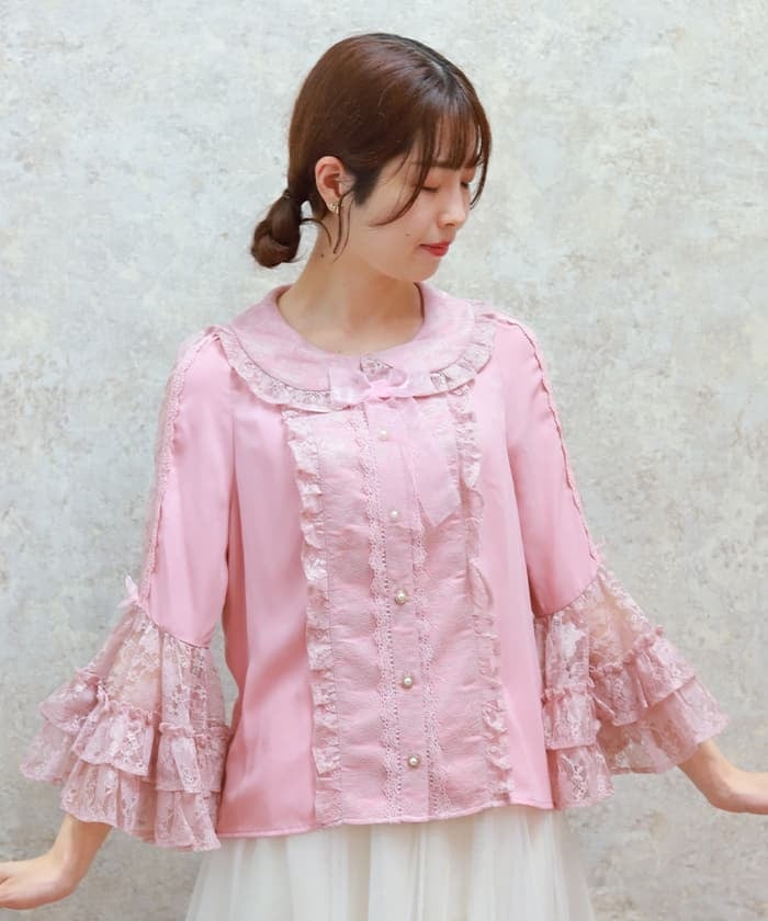 Lacy Princess Sleeves Blouse