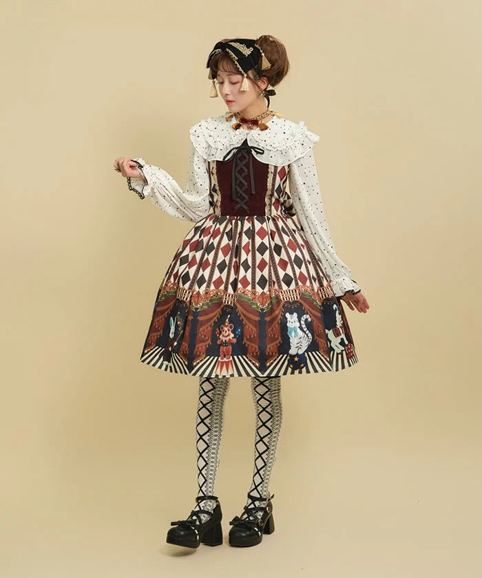 dolls' circus jumper skirt