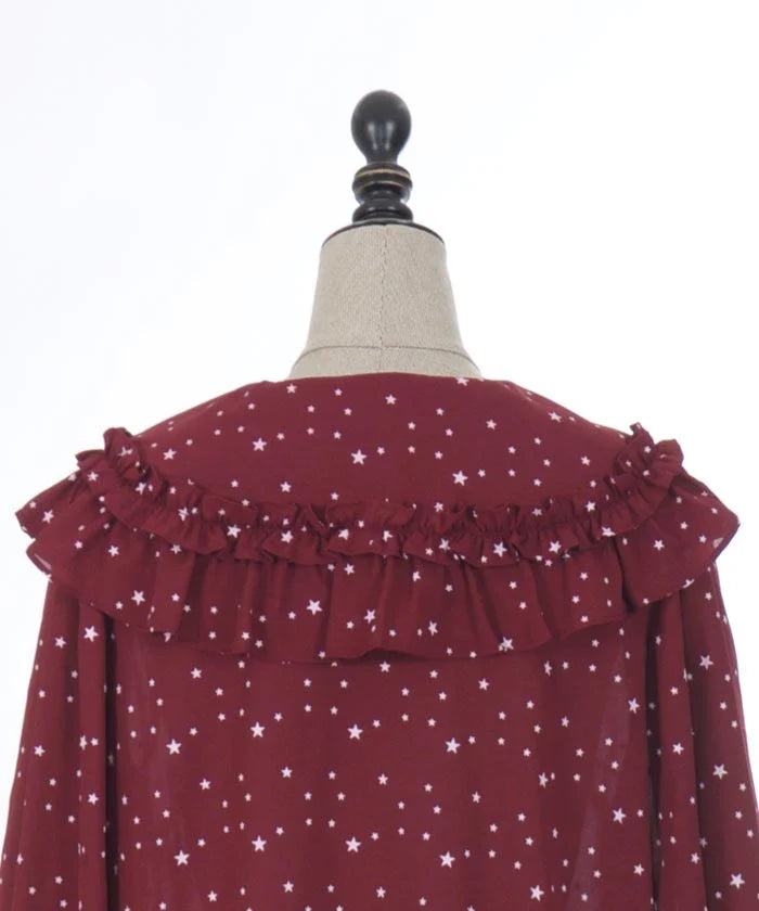 star print blouse