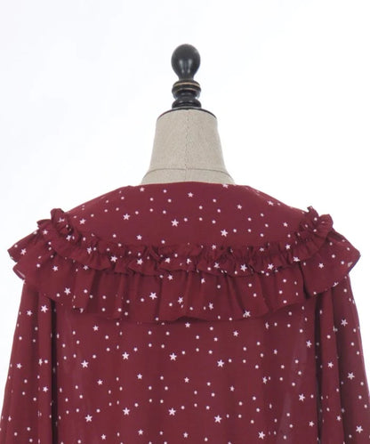 Star Print Blouse