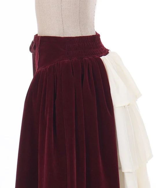 velvet doll skirt