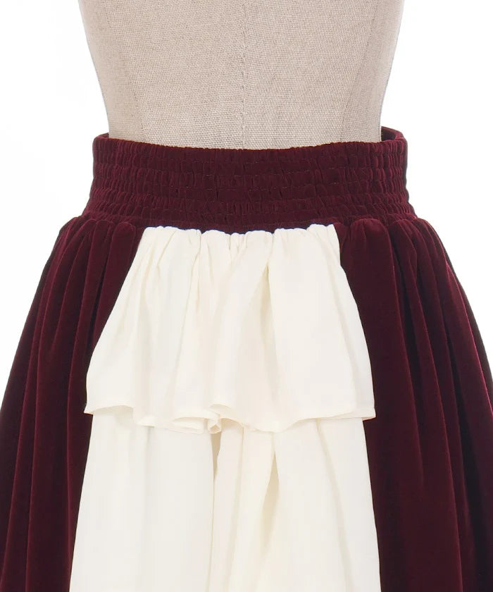 velvet doll skirt