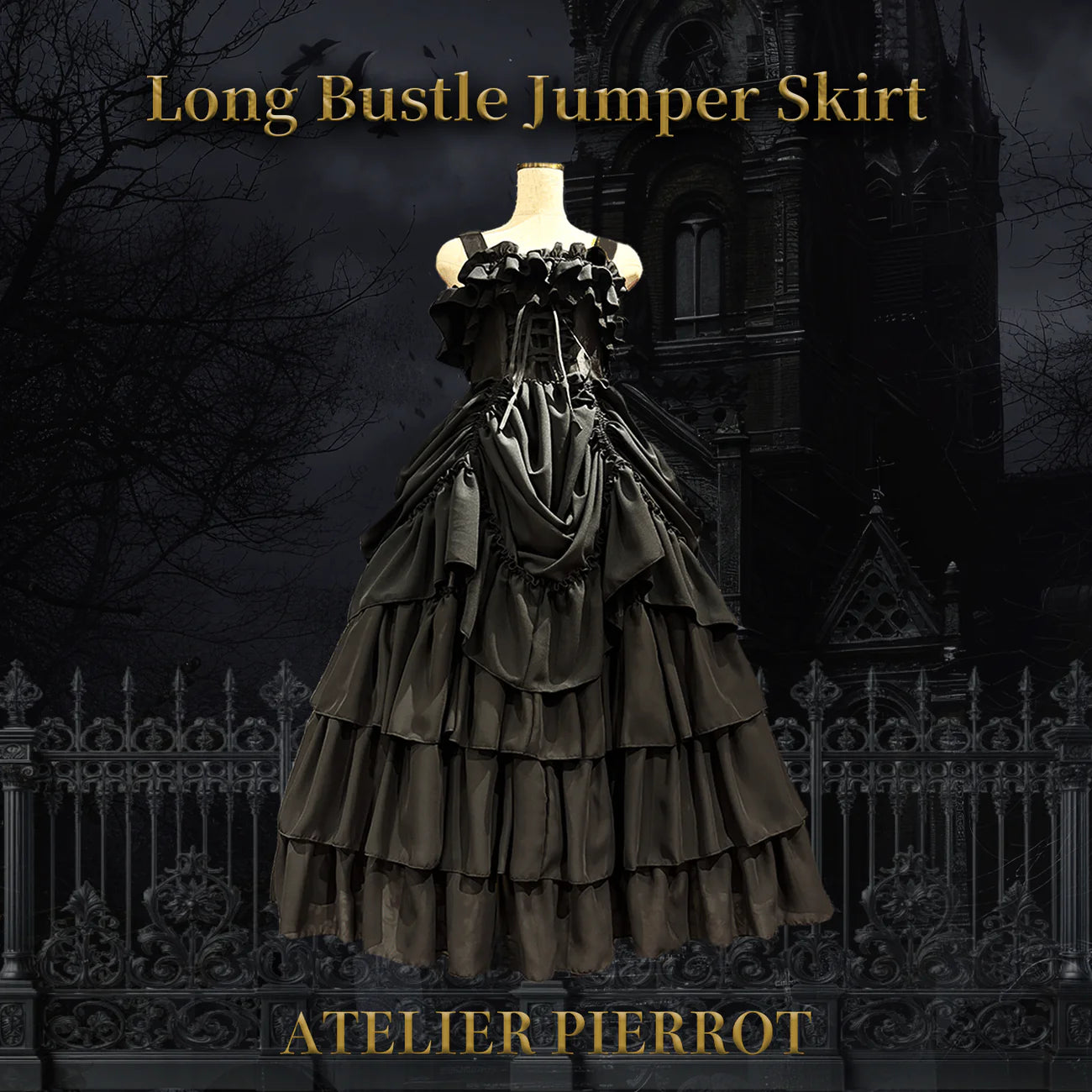 long bustle jumperskirt