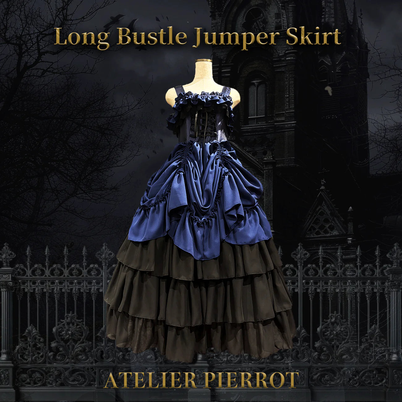 long bustle jumperskirt