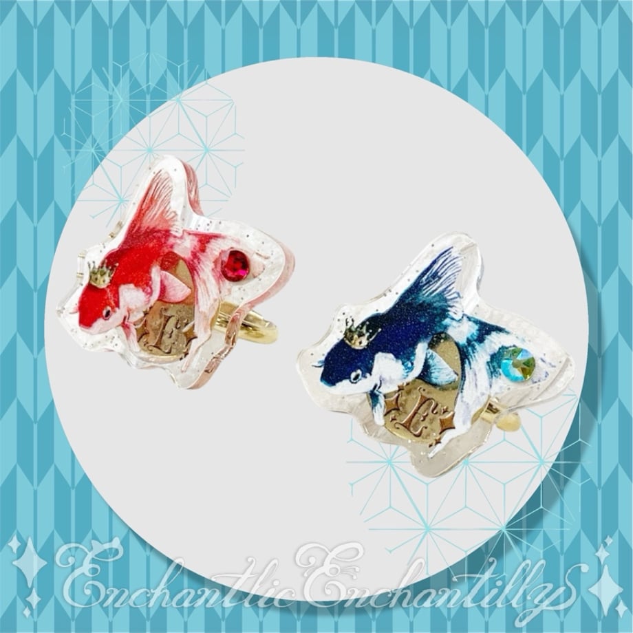 dolled up ring: goldfish princess