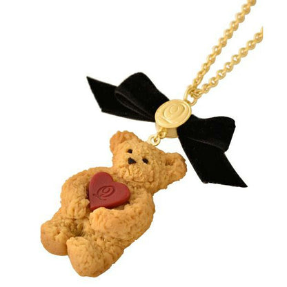 Teddy Bear Maple Cookie Keychain (Strawberry) – Harajuku Hearts